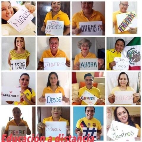 HectorAstudillo's tweet photo. Ante la pandemia de #COVID19, en Guerrero iniciamos una nueva dinámica de enseñanza-aprendizaje para que todas y todos sigan aprendiendo desde casa. Así dieron la bienvenida las y los docentes a sus estudiantes en este regreso virtual a clases. #QuédateEnCasa https://t.co/EaDHq9PtaG
