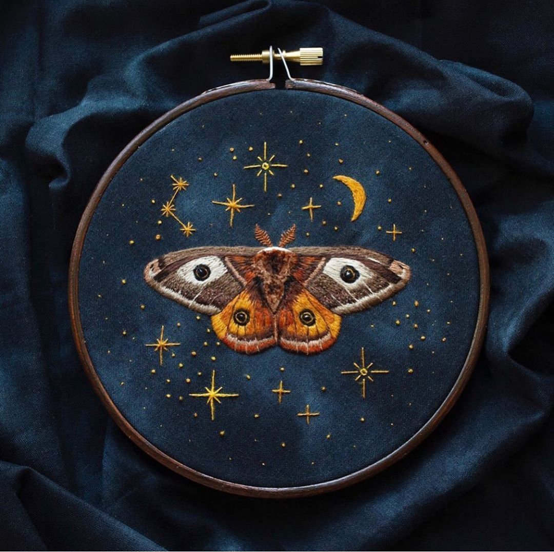 Emillie Ferris, contemporary English embroidery artist #womensart