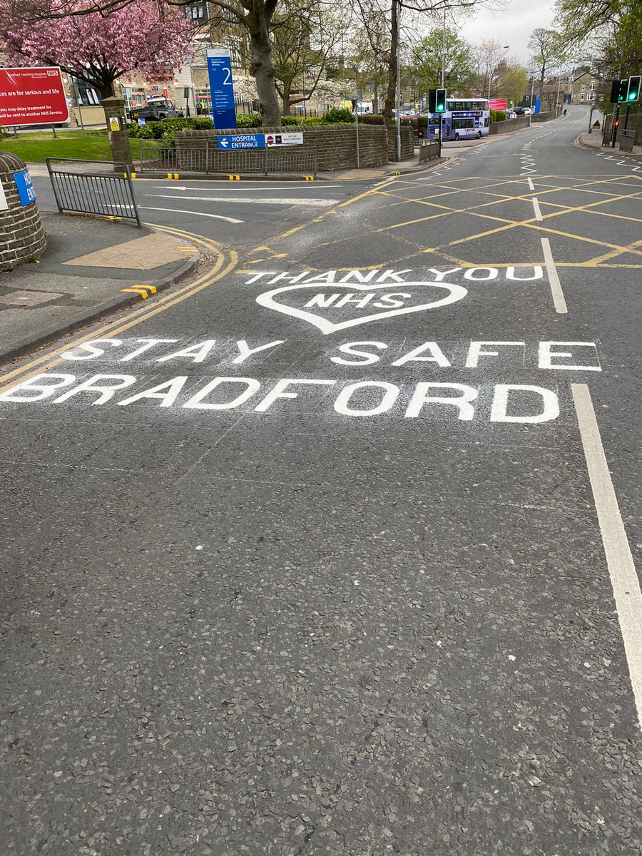 Brilliant work from people at Jointline Ltd for the messages to the NHS 👏👏👏 #nhs