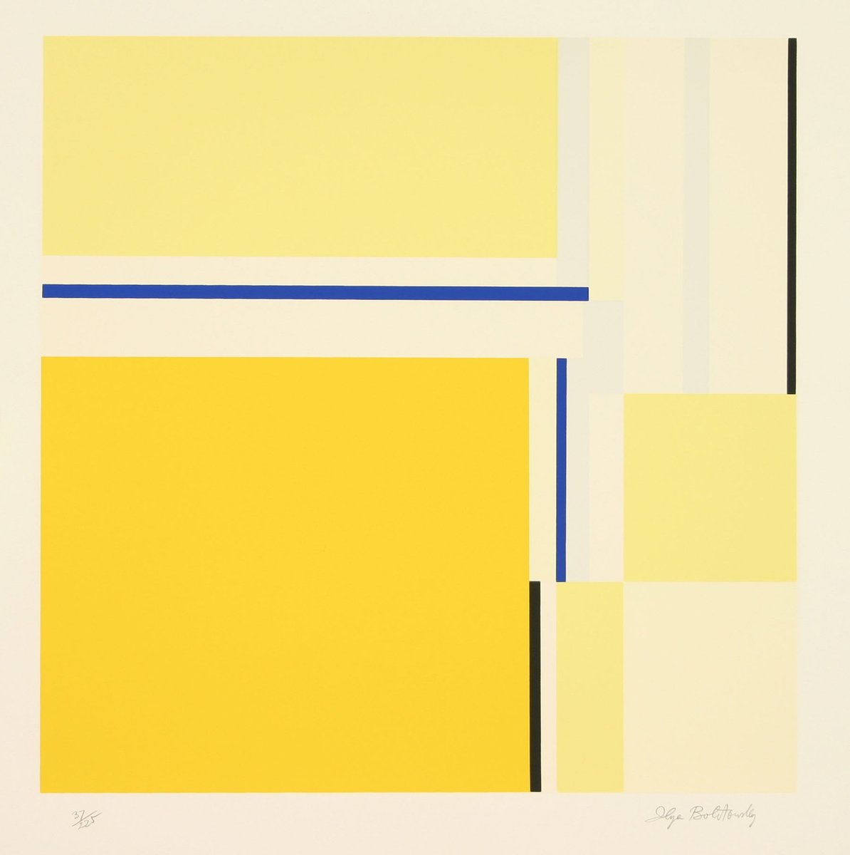 DePaulArtMuseum's tweet photo. A bit of sunshine by Ilya Bolotowsky for today's #MuseumMomentOfZen [Ilya Bolotowsky, Untitled, n.d. Screenprint. Collection of DePaul Art Museum, 2006.8]

#DigitalDPAM #FromOurCollections #ShareTheArts #ArtKeepsGoing https://t.co/jxe8Y5JNa2