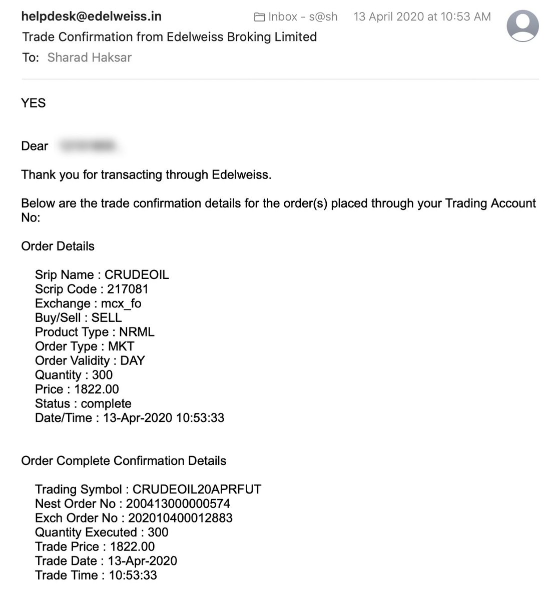 K Sharad Haksar tweet media