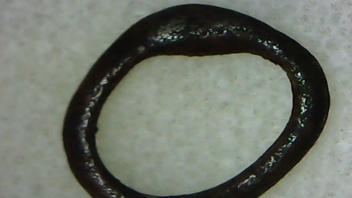 Next up into the aged things - This is 15th century medieval chain mail up close and personal .