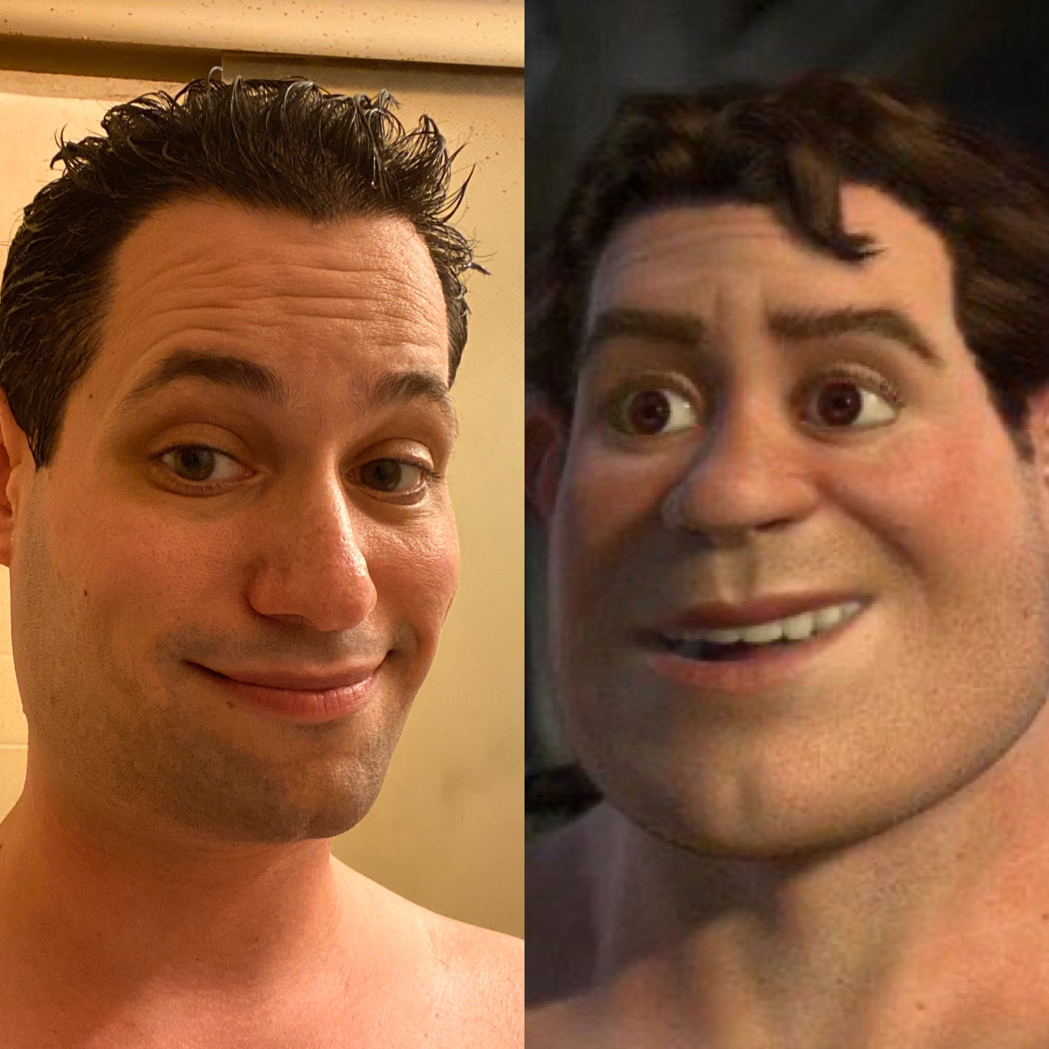 Human Shrek Luke P