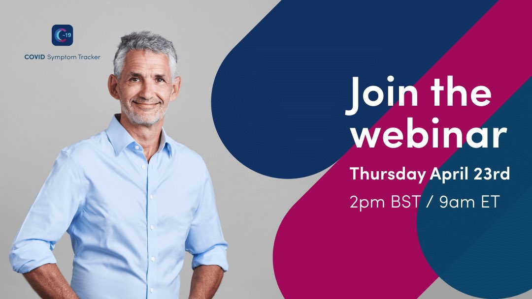 timspector's tweet photo. This week @DrClaireSteves and I will be hosting our weekly @Join_ZOE webinar with the latest #COVID19 research. Register now: https://t.co/X2wjxfwShH https://t.co/XEHsB4S1PU