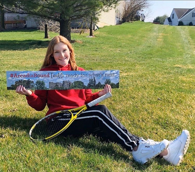 cchsclassof2020's tweet photo. Claire Andrews
My favorite memory has to do with me winning the county #2 singles champion title this year.
My future plans are to continue playing tennis at Arcadia and to major in Cultural Anthro and minor in Arts Entrepreneurship and Curatorial Studies. 
To new beginnings! https://t.co/FjJdMDyeu5