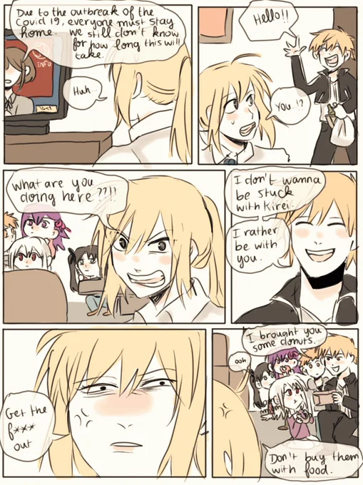 Stuck during quarantine (an ask from my Tumblr) 