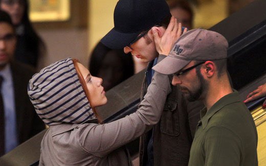 “Kiss me."
"What?"
"Public displays of affection make people uncomfortable."
"Yes, they do."
"Still feel uncomfortable?