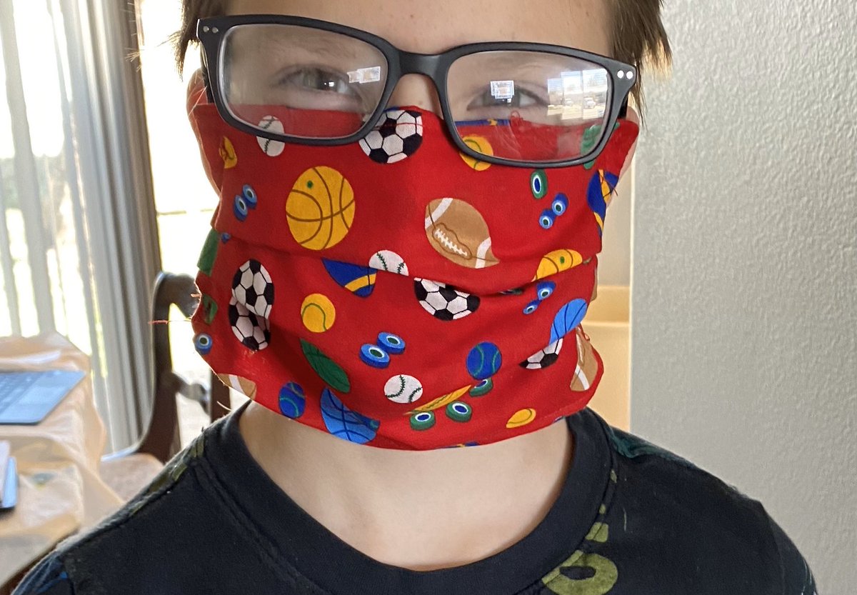 CourtneyWidhalm's tweet photo. Larissa and Brenner made some fantastic masks. Great work 4th grade fashion designers. #widhalmart @LanderSchools @Fremont1_BCreek https://t.co/NzXzCoGEHT