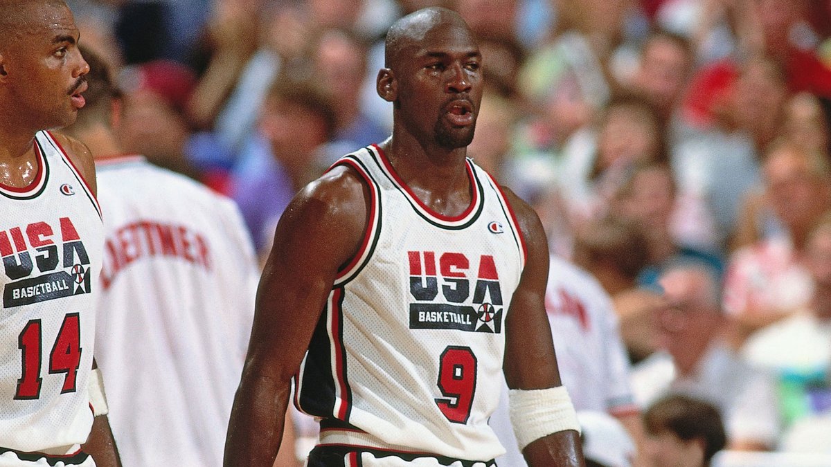 A 'Dream Team' jersey worn and signed by Michael Jordan sold for $216,000