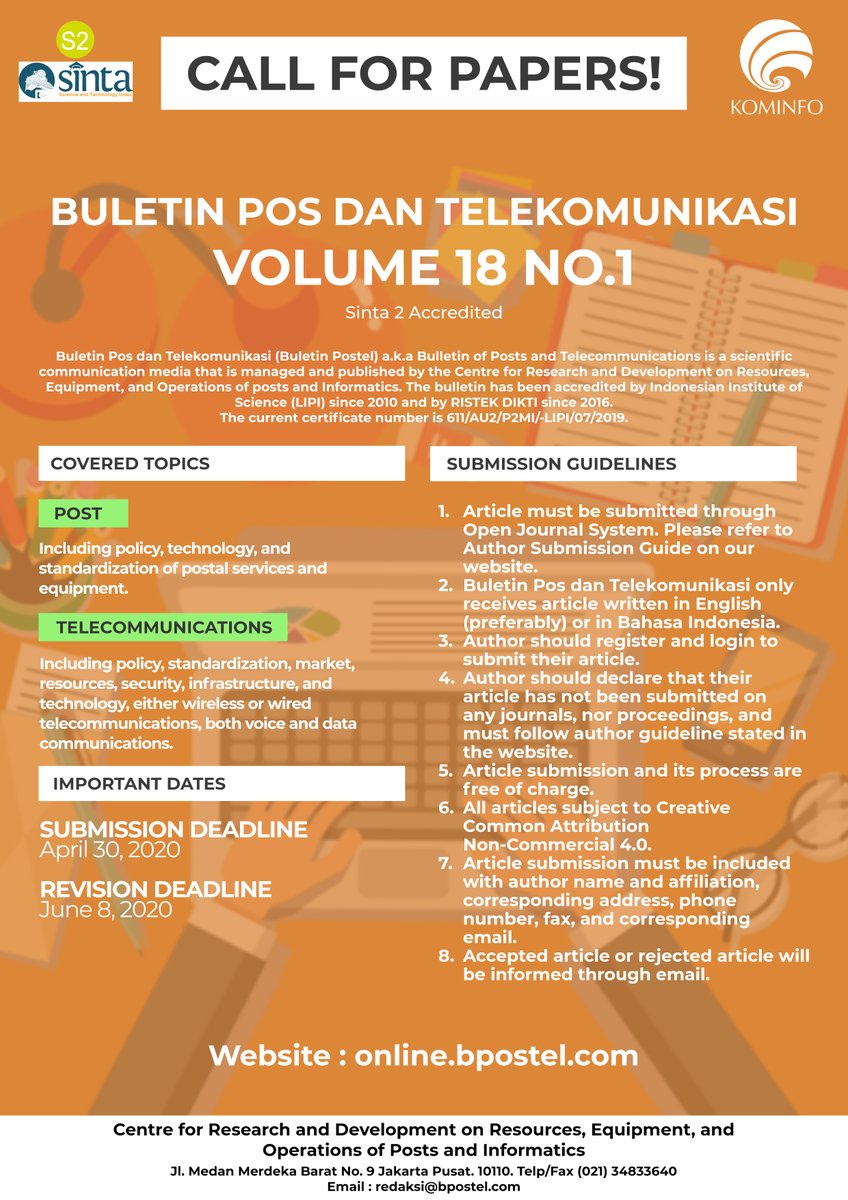 Buletin Postel Sdpppi Kemkominfo tweet media