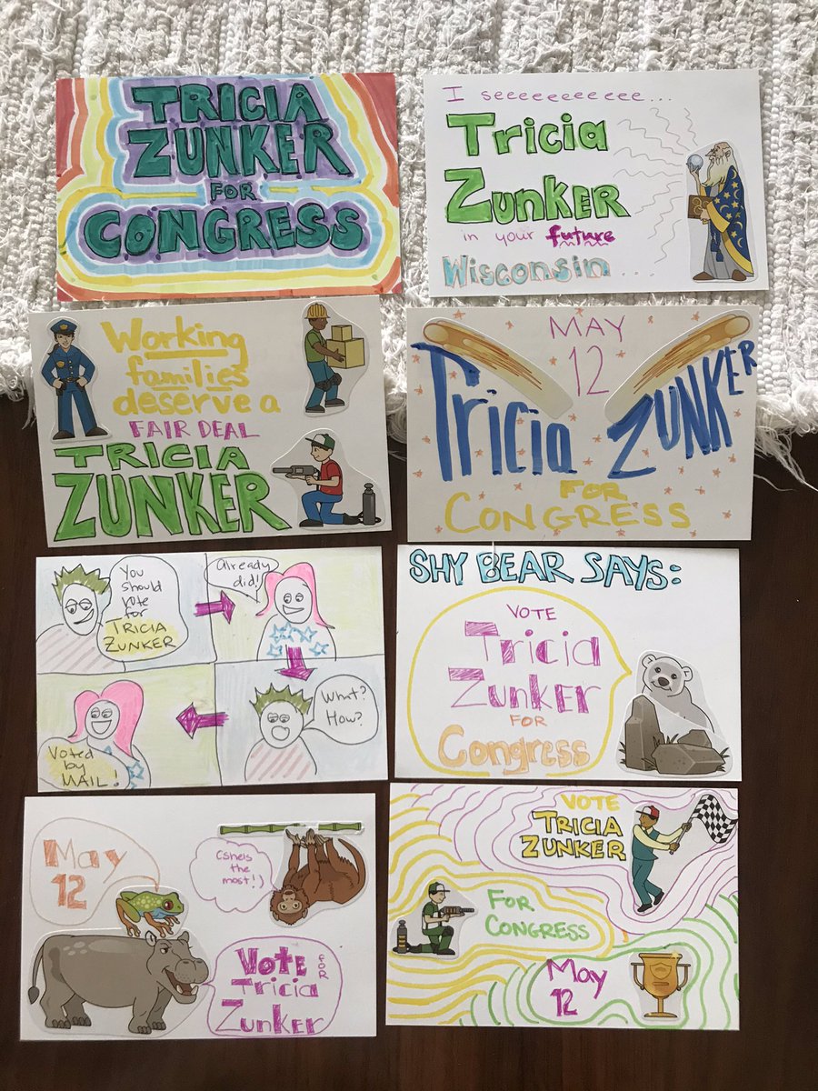 rojas_moretti's tweet photo. Postcarding for Tricia Zunker running for Congress in WI!
#PostcardsToVoters #triciazunker #wi07 https://t.co/tx16OTFfCP