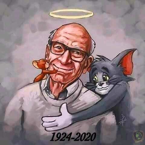 SantiContreras's tweet photo. Hoy el ilustrador de Tom &amp; Jerry y Popeye falleció. Sólo reacciones tristes 💔 https://t.co/8b2nDOEgbA