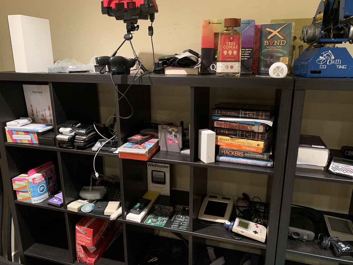 thinking about moving my computing history collection behind me so it shows up on zoom calls, but i'm afraid of accidentally derailing conversations "WAIT IS THAT AN APPLE QUICKTAKE CAMERA I LOVED MINE" etc