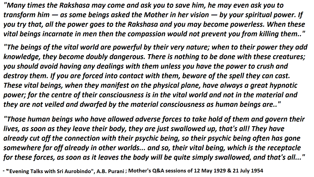 6.3) Their Way of Dealing with Humans (From  #SriAurobindo's and the Mother's conversations)