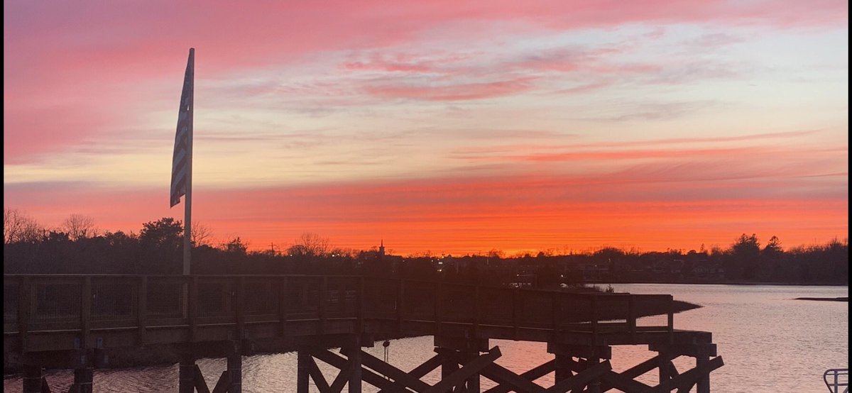 Another beautiful sunset on the new boardwalk