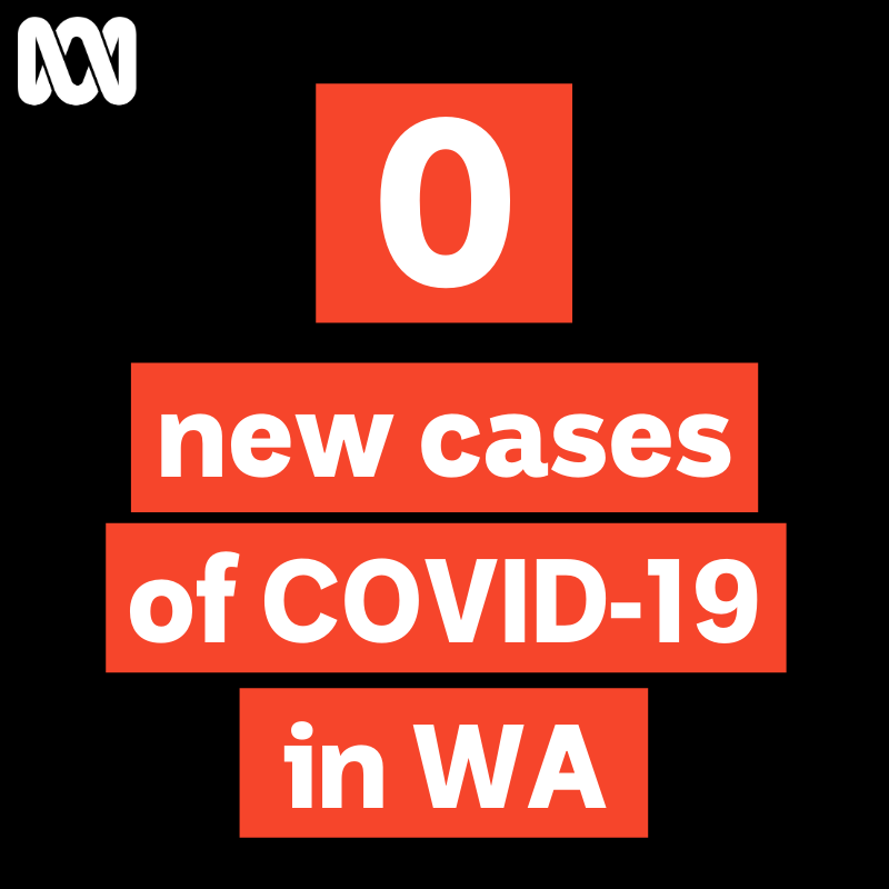 OnTheGoRehab's tweet photo. Zero cases! Well done WA..... This is still not the time to become complacent. We Come To You. #StayHome #StayConnected https://t.co/hV9bot4S4O