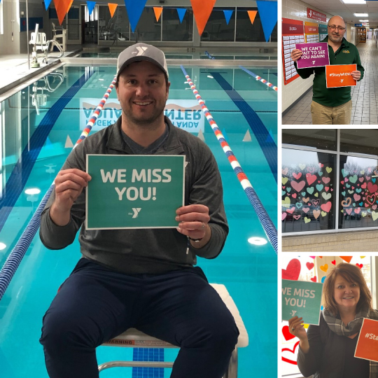 Let's face it – WE CAN’T WAIT TO SEE YOU AGAIN! We encourage all of you to stay optimistic, support those around you with love and care, and continue to exercise healthy living habits for spirit, mind and body. #ymcacassclay #staywithus 💪