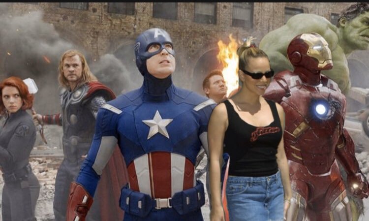 Mariah Carey in different movies. A thread 1.avengers