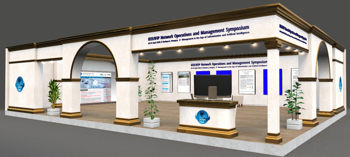 Join #IEEE NOMS 2020 Virtual Conference &amp; a 3D Virtual Poster Session! Theme: Management in the Age of #SDN and #AI, Program: bit.ly/2VIYl4N, Keynotes:  bit.ly/3brJSAT, 3D Session: bit.ly/2ziysRV. Register at bit.ly/2KhK21O! #IEEEorg #NFV #5G