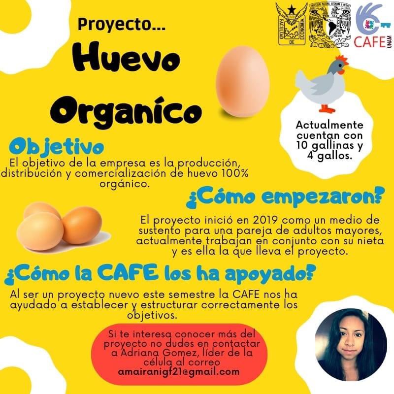 cafe_unam's tweet photo. ¿Sabías que México es el mayor consumidor de huevo en el mundo? 🍳
Este semestre se  unió a la CAFE Adriana Gómez con un proyecto que busca ofrecer huevo 100% orgánico a sus consumidores 🥚 te contamos un poco más de este interesante proyecto.  
#VamosalaCAFE #empresario https://t.co/RZhCjtTddz