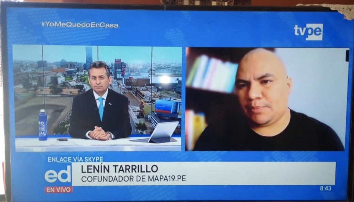 Gracias <a href="/tvperupe/">TVPerú</a> por la nota. Ingresen a mapa19.pe y ayuden desde casa a la familias más vulnerables.