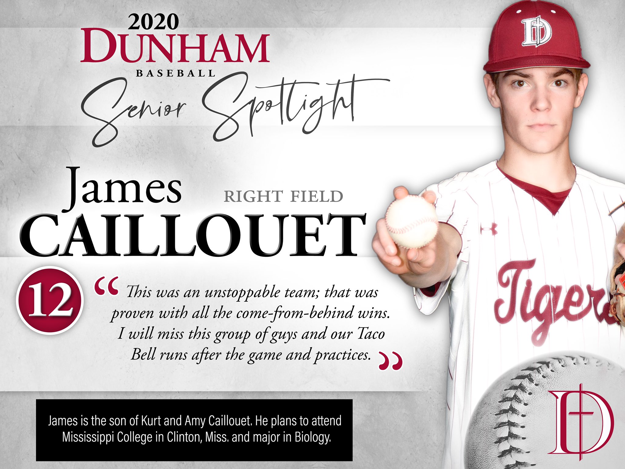 Dunham Student Section on Twitter "SENIOR SPOTLIGHT Our Class of 2020