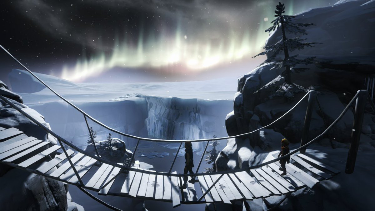 Tek başına oynarken kontrollerin sizi alışana kadar zorlaması dışında hikayesi ve görsel tarzıyla mükemmel bir oyun. Finali birçok dram filmine taş çıkartır. Sırf şu manzara için bile oynanır
Brothers: A Tale of Two Sons