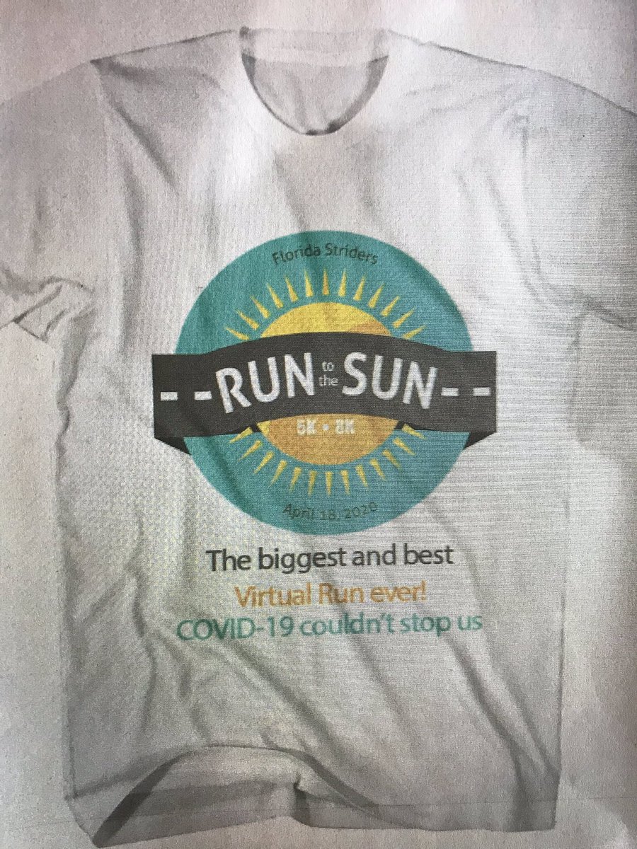 FloridaStriders's tweet image. Check out the updated shirt. Everyone will want one! Get yours by registering by April 30th. thedriven.net/event.race_reg…