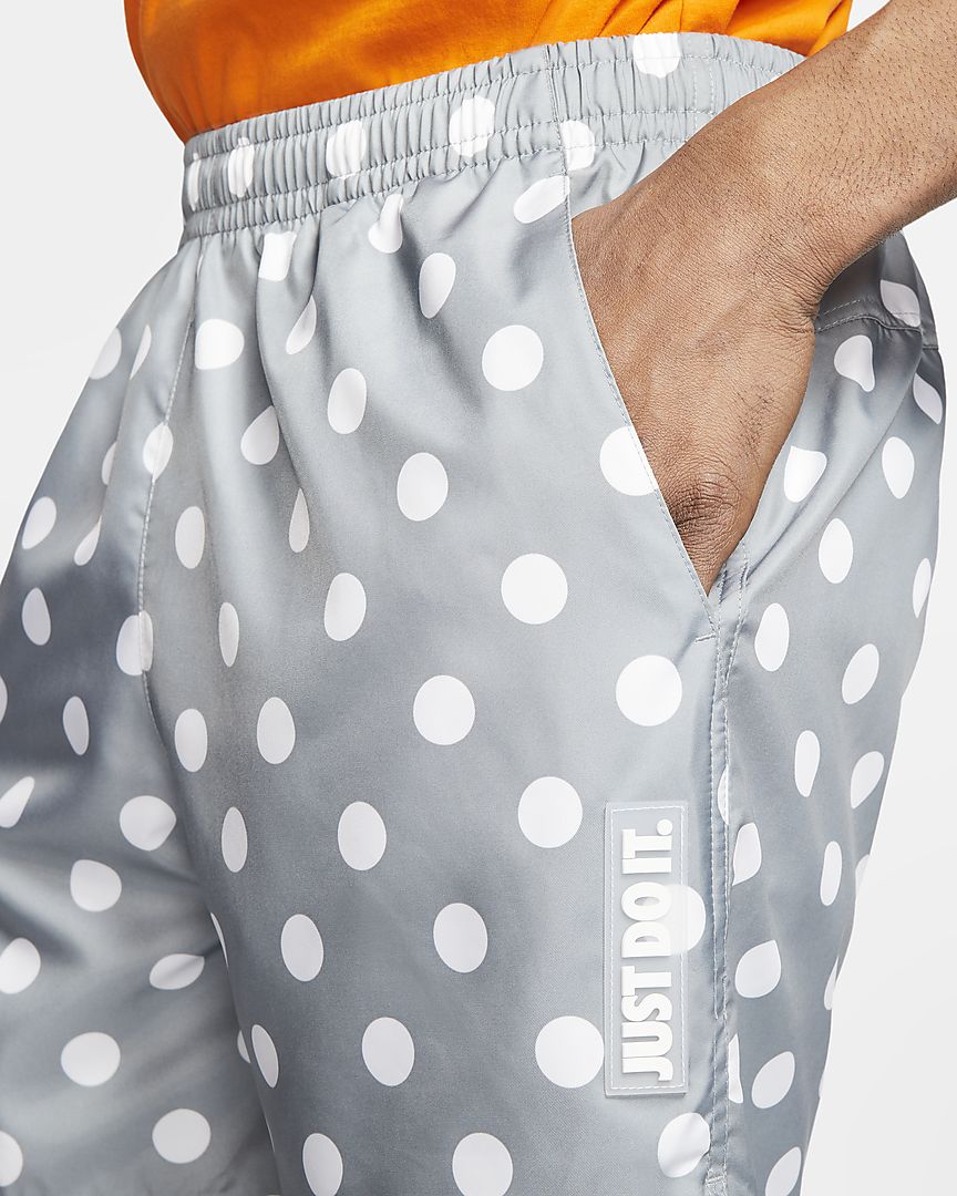 nike just do it polka dot shorts