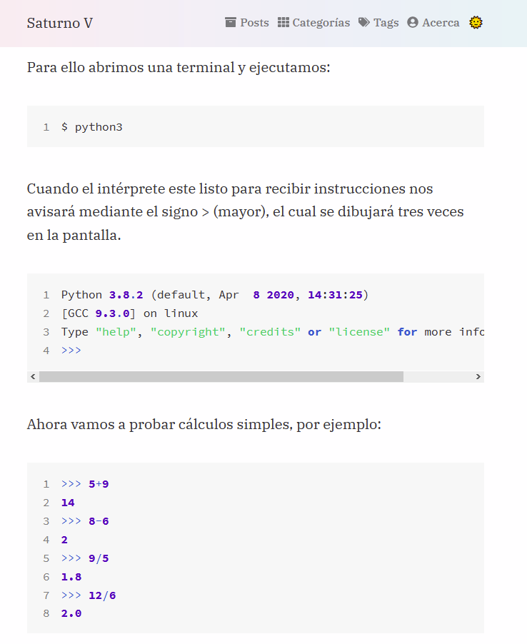 VicLlorian's tweet photo. Aproveché el tiempo libre que tuve por la tarde y arm�� un sitio con Hugo. Le cargué parte del contenido del Taller de Python3 que hicimos en el #ClubDeSoftwareLibre https://t.co/B8G1VMcOlB