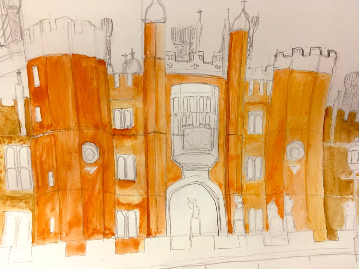 Jessytaytay's tweet photo. @Year4TPS Mummy started painting her favourite palace but is now in the learning pit since it went a bit wonky 🤣 https://t.co/XrH2q2rUaR