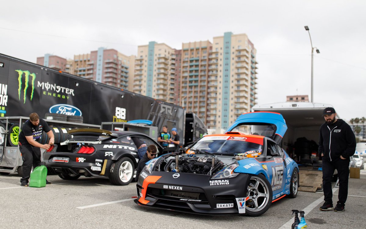 FormulaDrift's tweet photo. What are your typical track day prep steps? #ThinkingofFDLB
@ChelseaDeNofa | @NittoTire | @TypeSAuto
@chrisforsberg64 | @NexenTireUSA | @NosEnergyDrink
#FormulaDRIFT #FormulaD #FDLB https://t.co/k3fiTyftDB