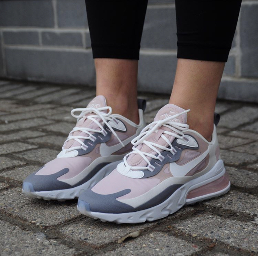 womens air max 270 react plum chalk