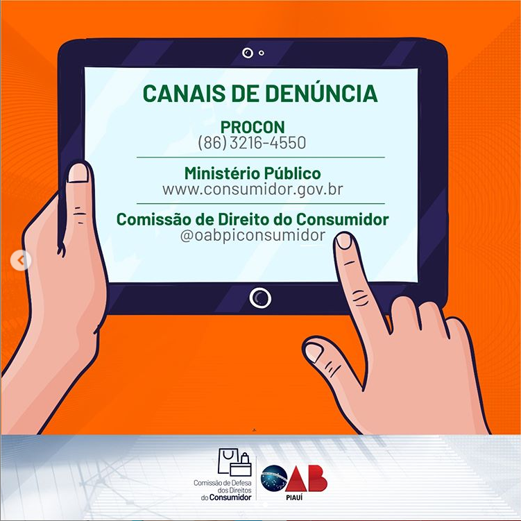 OABPI's tweet photo. A #OABPI está de olho!🔍 A prática dos preços abusivos é crime.🚫Denuncie!
#oab #oabpiaui #defesadoconsumidor https://t.co/NGPXxoHcVA