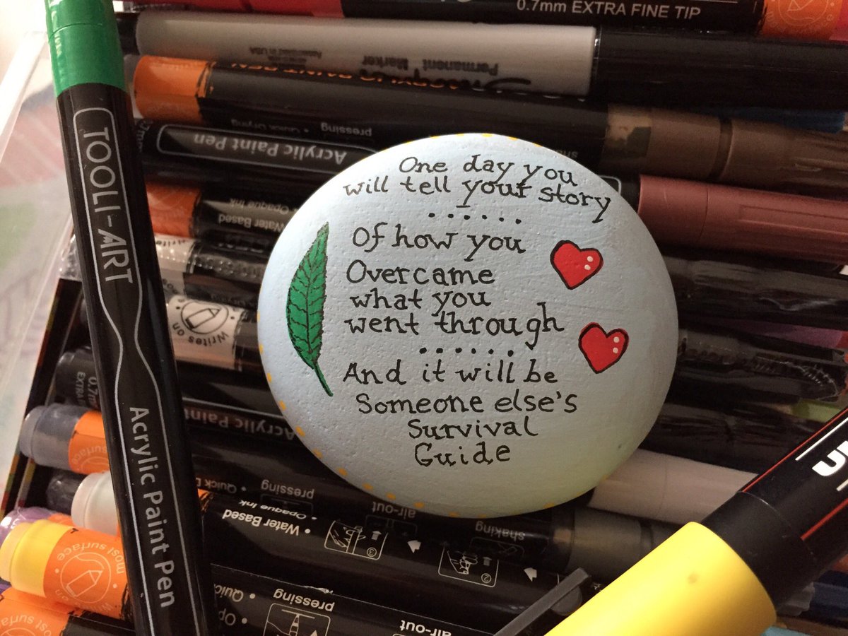 Kanatarocksprjt's tweet photo. “One day you will tell your story of how you overcame what you went through. And it will be someone else’s survival guide.” #staysafe #StayHome #ksrocksp #kanatarockproject https://t.co/94J65Wu55J