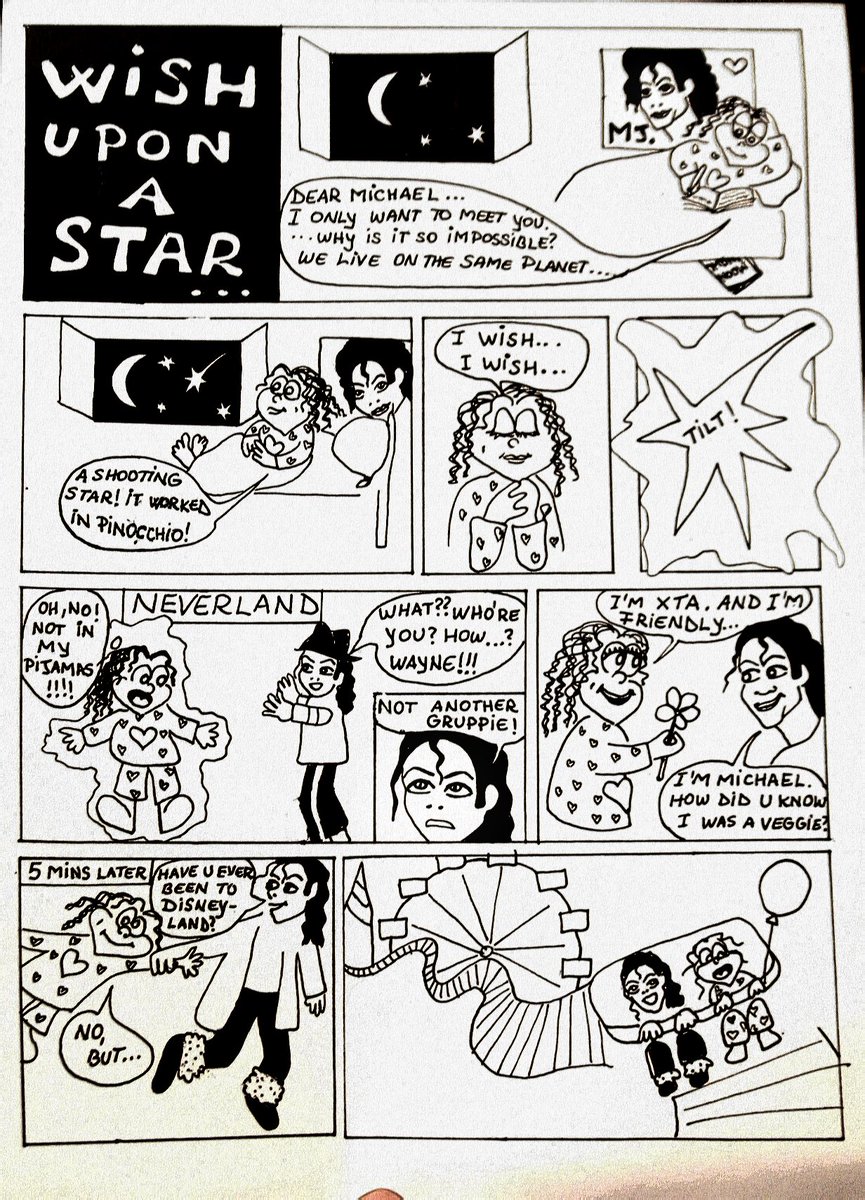 I just came across this drawing I made 25 years ago... when it was all possible. #MichaelJackson #MJFam