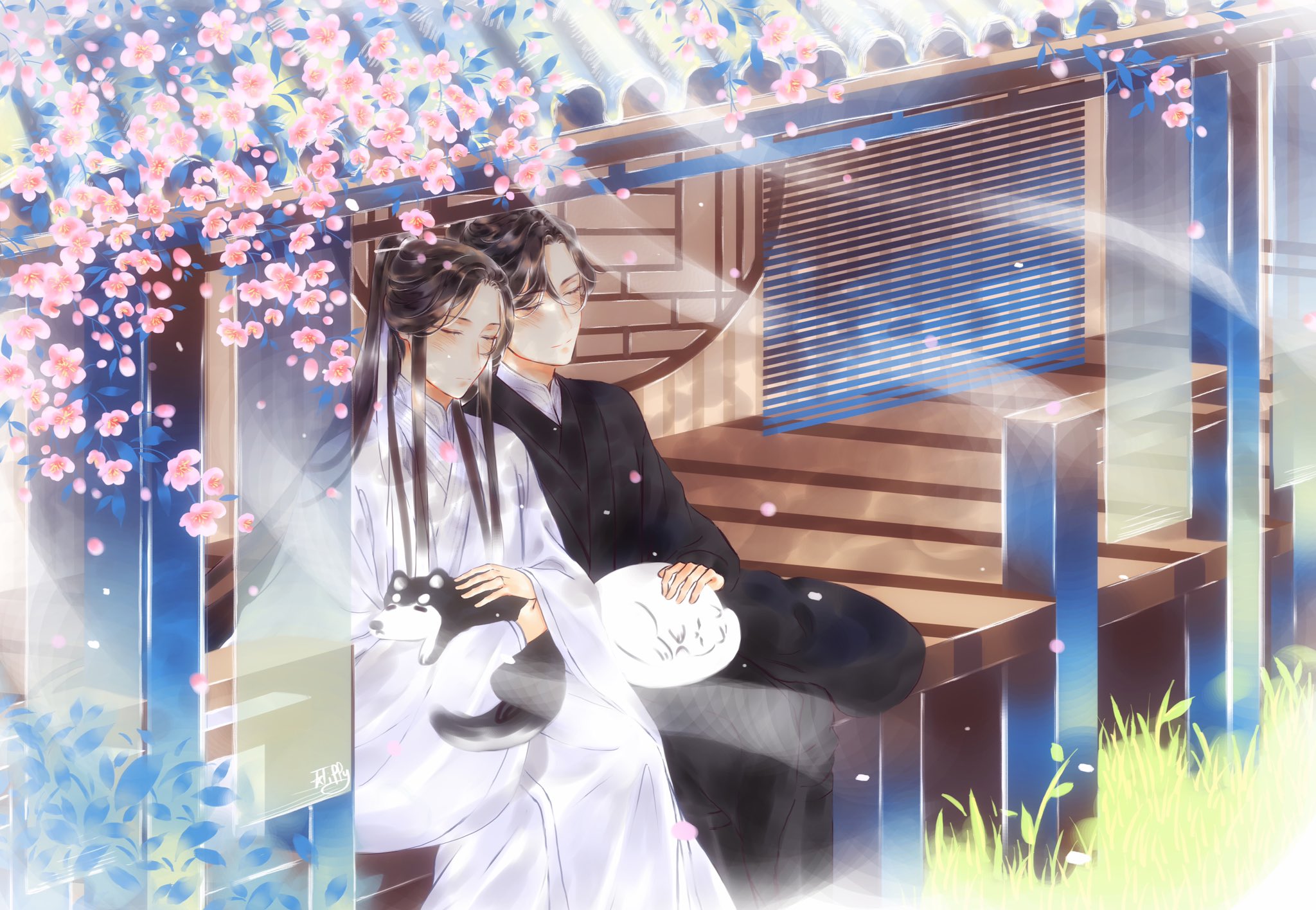 Husky and his White Cat Shizun новелла