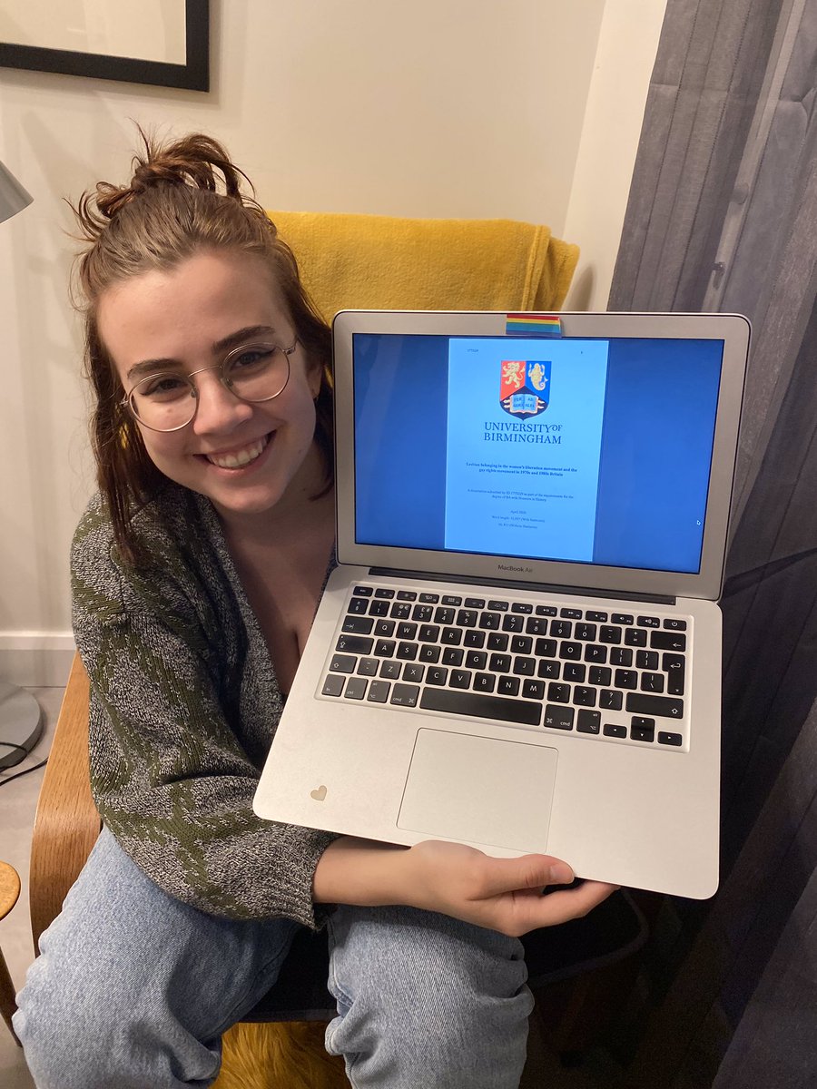 you have likely already seen this, but i finished my dissertation on lesbian belonging in British activist groups in the 1970s/80s! so relieved