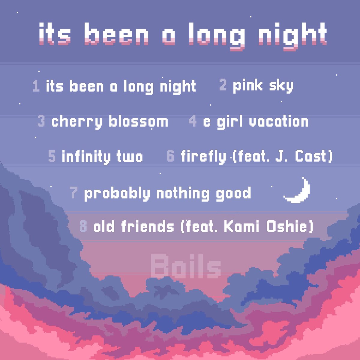bailssays's tweet image. It’s Been A Long Night, one week, April 27th😌💖🌅🌄🌃 artwork by @nbutton99 hope you guys enjoy, love you ~ bailey