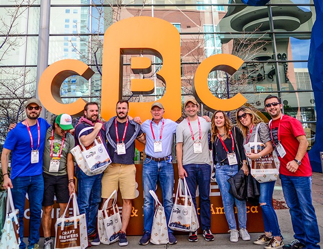 BrewersAssoc's tweet photo. In honor of today, what would have been the the first full day of of #CraftBrewersCon 2020,... we want to reminisce on the great memories from past Craft Brewers Conferences. Share your #CBCThrowback photos and videos in the comments or on social and tag us so we can share! https://t.co/z7m8ekPHmi