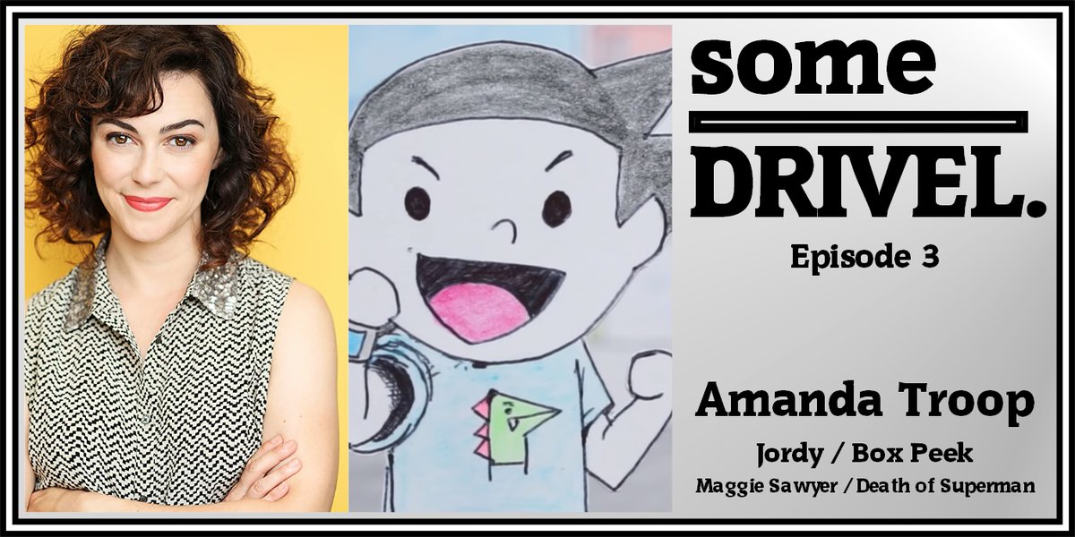 burlybirdmedia's tweet photo. Episode 3 ft. Amanda Troop (The Death of Superman, Box Peek) is now live!
LISTEN - https://t.co/t8gYiv9v04
Also available on Spotify and iTunes.
@Amanda_Troop @RipleyImprov @EasyAllies @TrailerJones @KyleBosman
#deathofsuperman #ripleyfilm #boxpeek #easyallies #podcast https://t.co/lZW0DoeM94