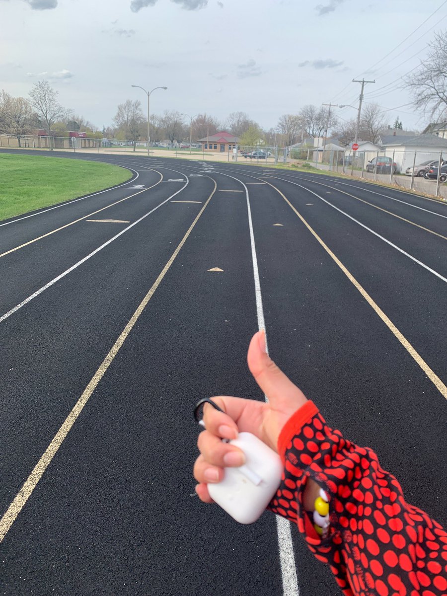 GHSwomensoccer's tweet photo. Freshman @arrelyalvarez got her run in today at the track! #nlctogether https://t.co/k9Mq81pyJ8