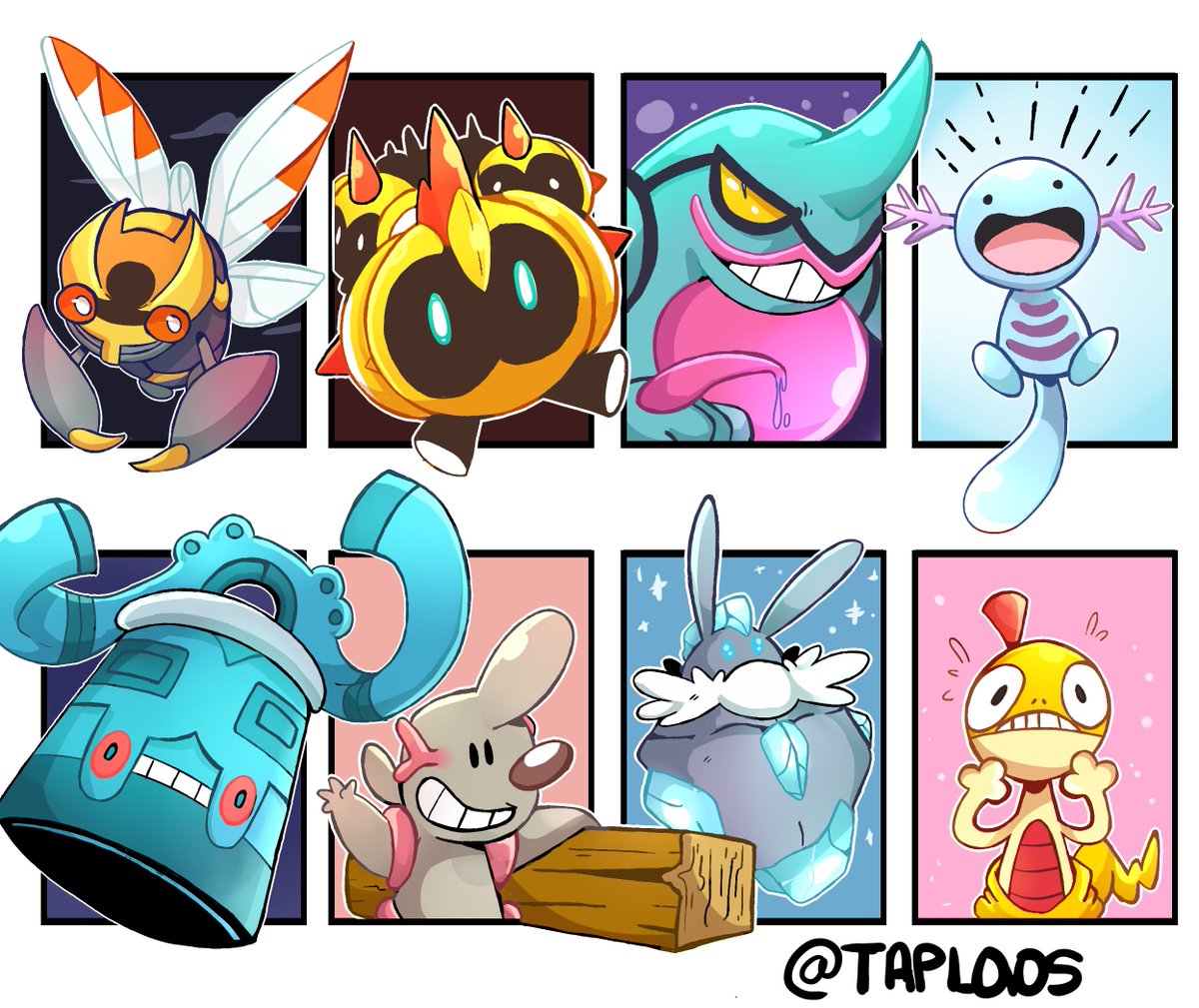 Ohh boy! 
Look at all these pokemon. I'm happy how'd they all turned out! 