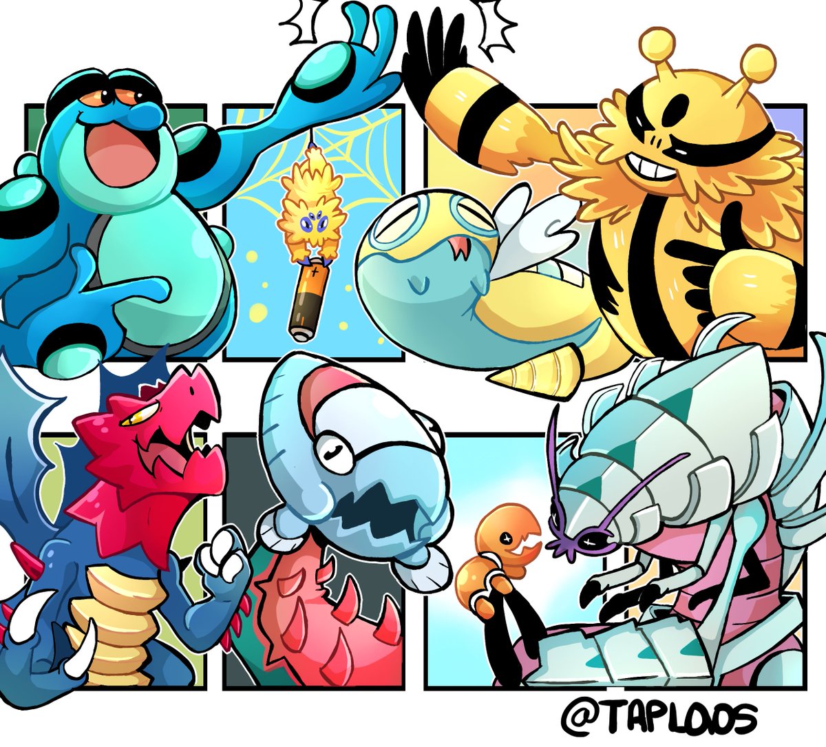 Ohh boy! 
Look at all these pokemon. I'm happy how'd they all turned out! 