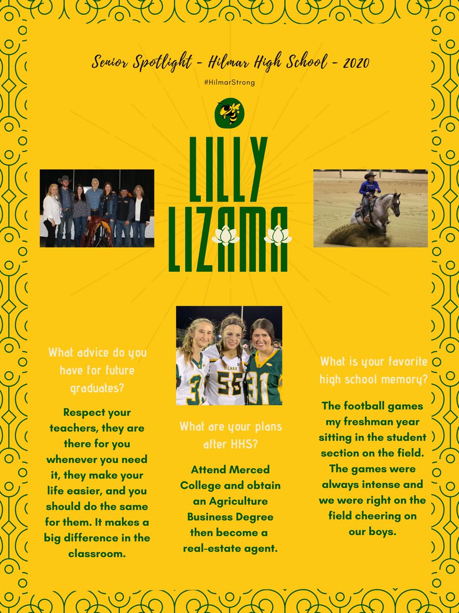 HHSGreenMile's tweet photo. Today we are recognizing Lilly Lizama! https://t.co/ChPUj1zW2q