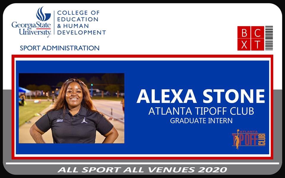 GSUSportAdmin's tweet photo. This semester, M.S. student Alexa Stone is a Graduate Intern for Atlanta Tipoff Club. 

Alexa oversees @ATLTipoffClub social media initiatives, posting basketball content relevant to Atlanta and the entire state of Georgia.

#GSUSportAdmin #theSTATEway https://t.co/vzWDBsAjzz