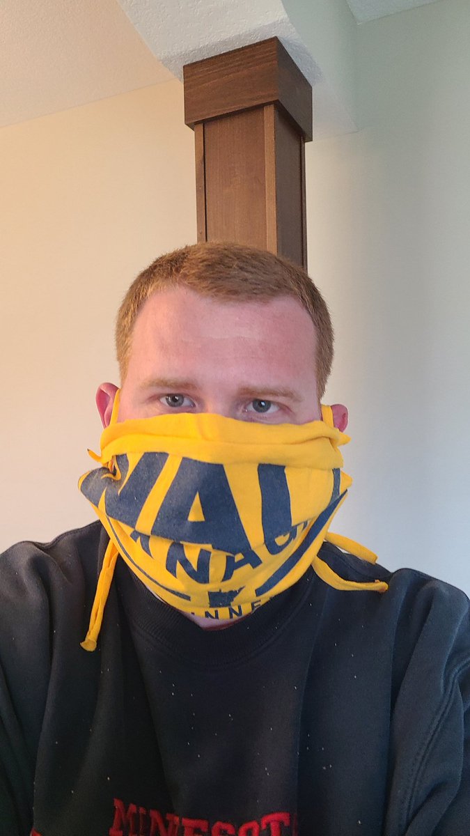 DropWeightDad's tweet image. My new mask! Look familiar @GovTimWalz @LtGovFlanagan #oneminnesota
