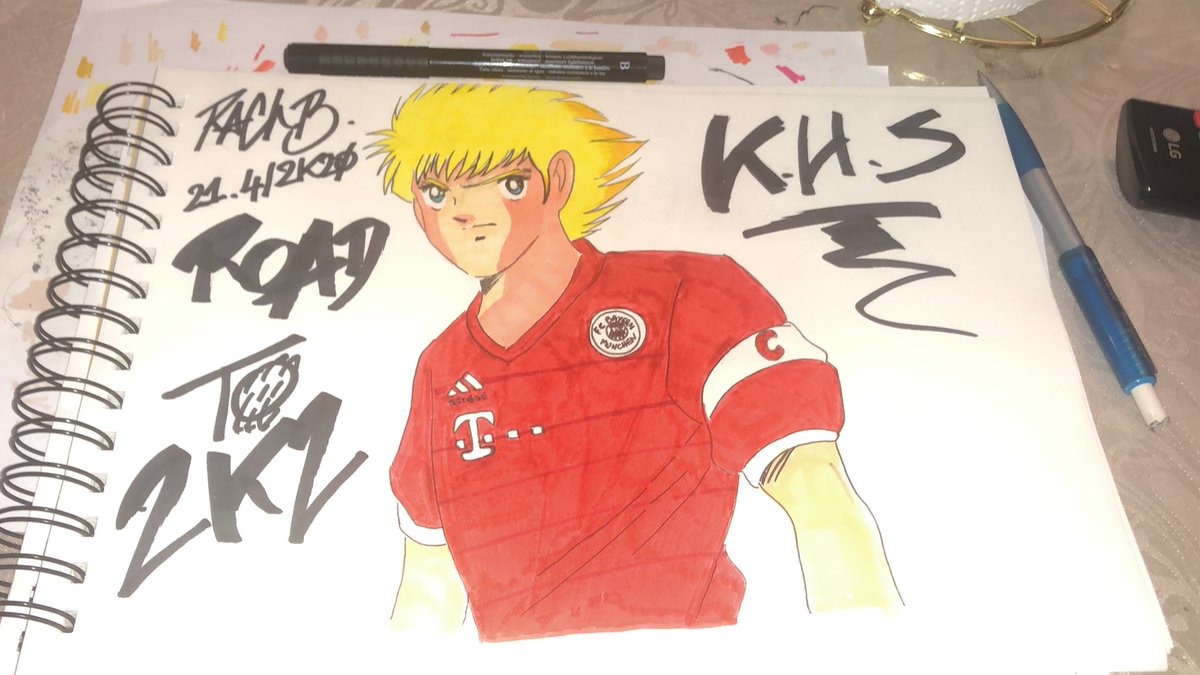 42Rach's tweet photo. Le résultat final. Le kaiser en mode club Road to 2k2. #CaptainTsubasaDreamTeam #kaiser #CaptainTsubasaRONC #CaptainTsubasa #TeamClub #Toujoursplusdehastag https://t.co/G16IWFeSq6