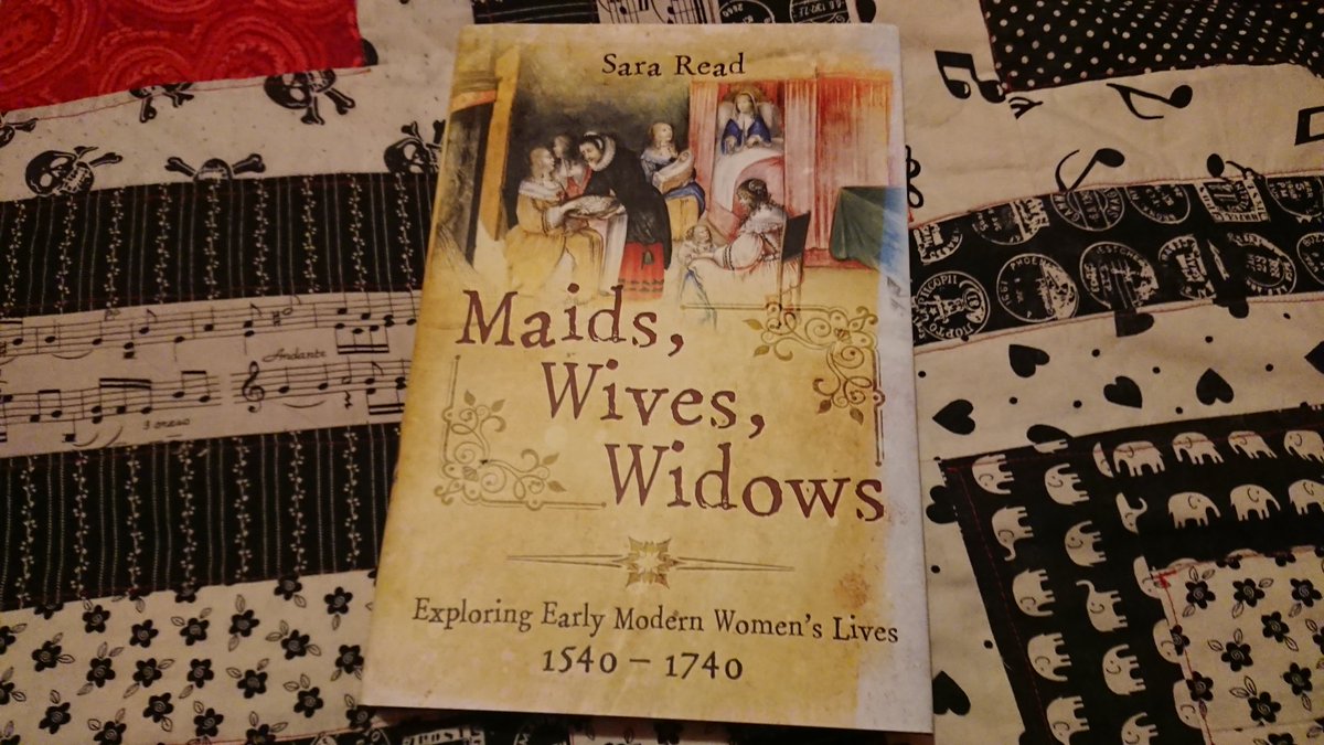A bit of non-fiction... MAIDS, WIVES AND WIDOWS: EXPLORING EARLY MODERN WOMEN'S LIVES by  @saralread  #HannahsBookshelf