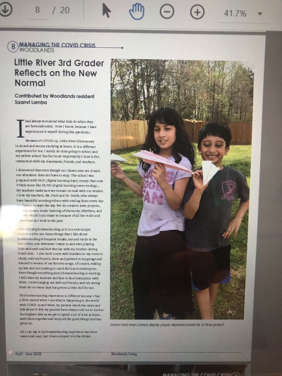 Saanvi Lamba writes about the New Normal for School